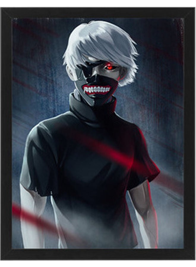 إم إي سي إطار ملصق فني للجدار من كلايتون سوينسون كانيكي طوكيو غول أسود 30X40سم - Image 1