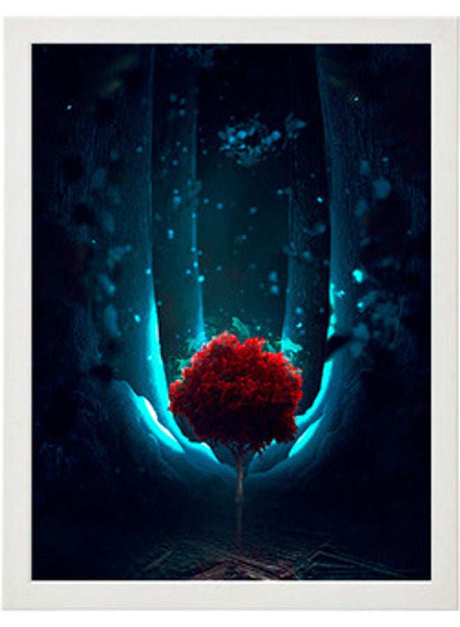 إم إي سي إطار جداري مطبوع عليه عبارة" أبيض 30 x 40سم - Image 1