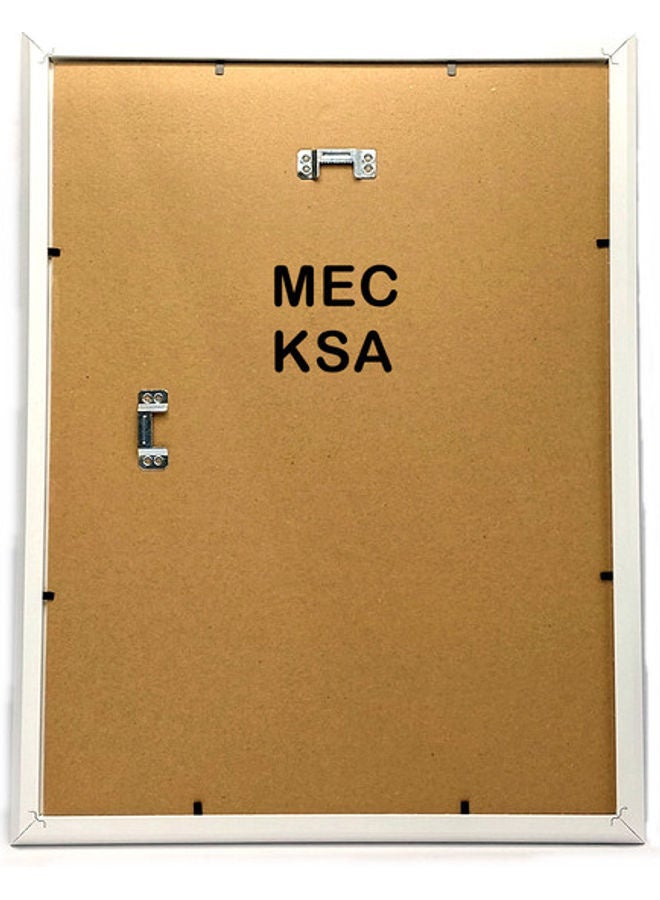 إم إي سي إطار جداري مطبوع عليه عبارة" أبيض 30 x 40سم - Image 3