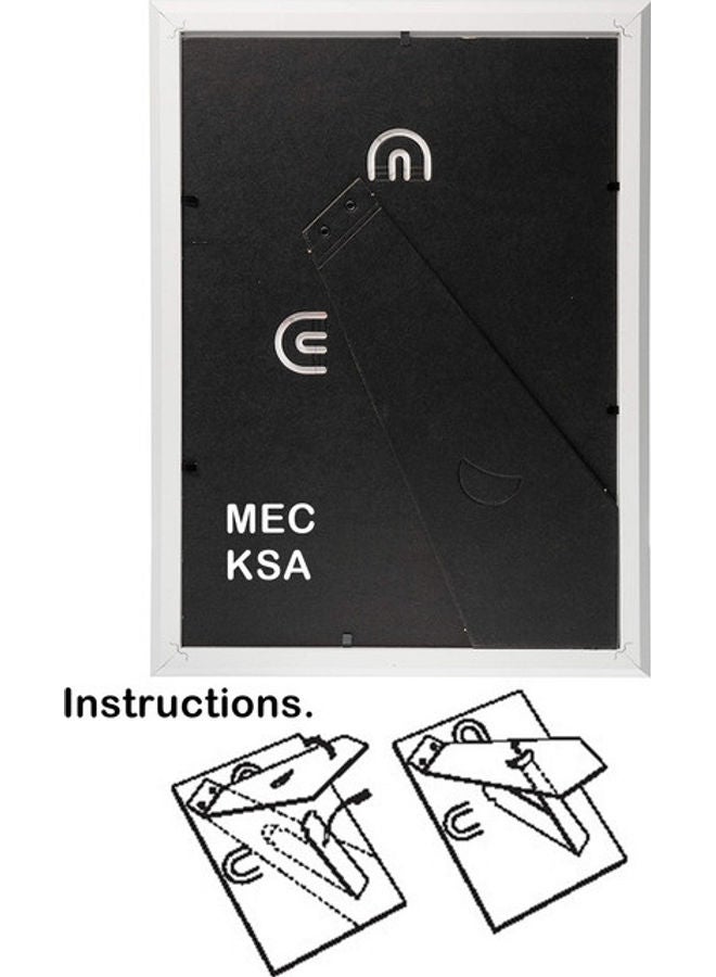 MEC Cristiano Ronaldo Wall Art Poster Frame White 21 x 30cm - Image 3