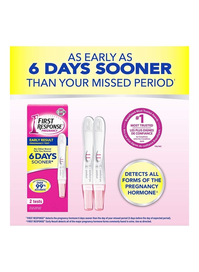 FIRST RESPONSE - Early Result Pregnancy Test Stick, 2 Tests - Image 1