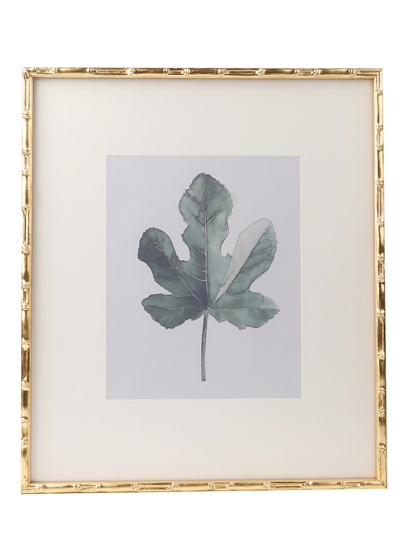 ebb & flow - Wall Frames with Outer Frame (L25 x H30 cm) With Mat, or 23x28 cm Remove The Mat Gold outer frame size: L25xH30xT3.4cm for photo size: 5x7inch - Image 1