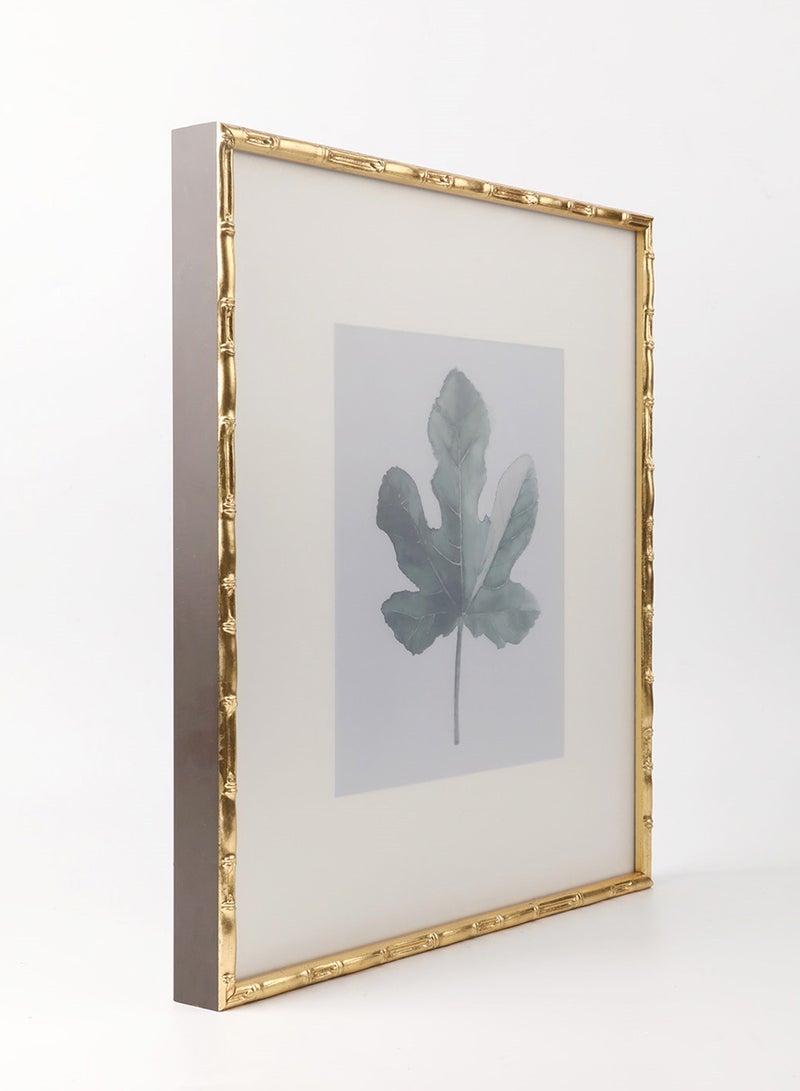 ebb & flow - Wall Frames with Outer Frame (L25 x H30 cm) With Mat, or 23x28 cm Remove The Mat Gold outer frame size: L25xH30xT3.4cm for photo size: 5x7inch - Image 1