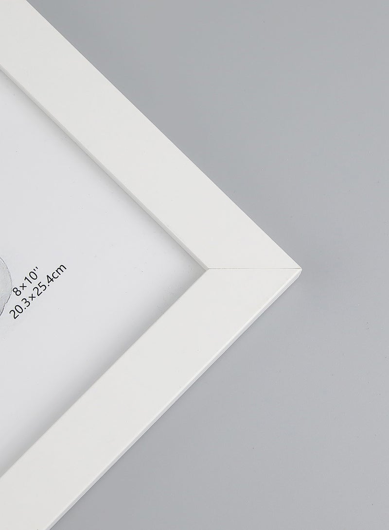 سويتش - إطارات صور توضع فوق سطح الطاولة مزودة بإطار خارجي أبيض outer frame size: L29xH40cm xT1.5cm for photo size: 10x15بوصة - Image 1