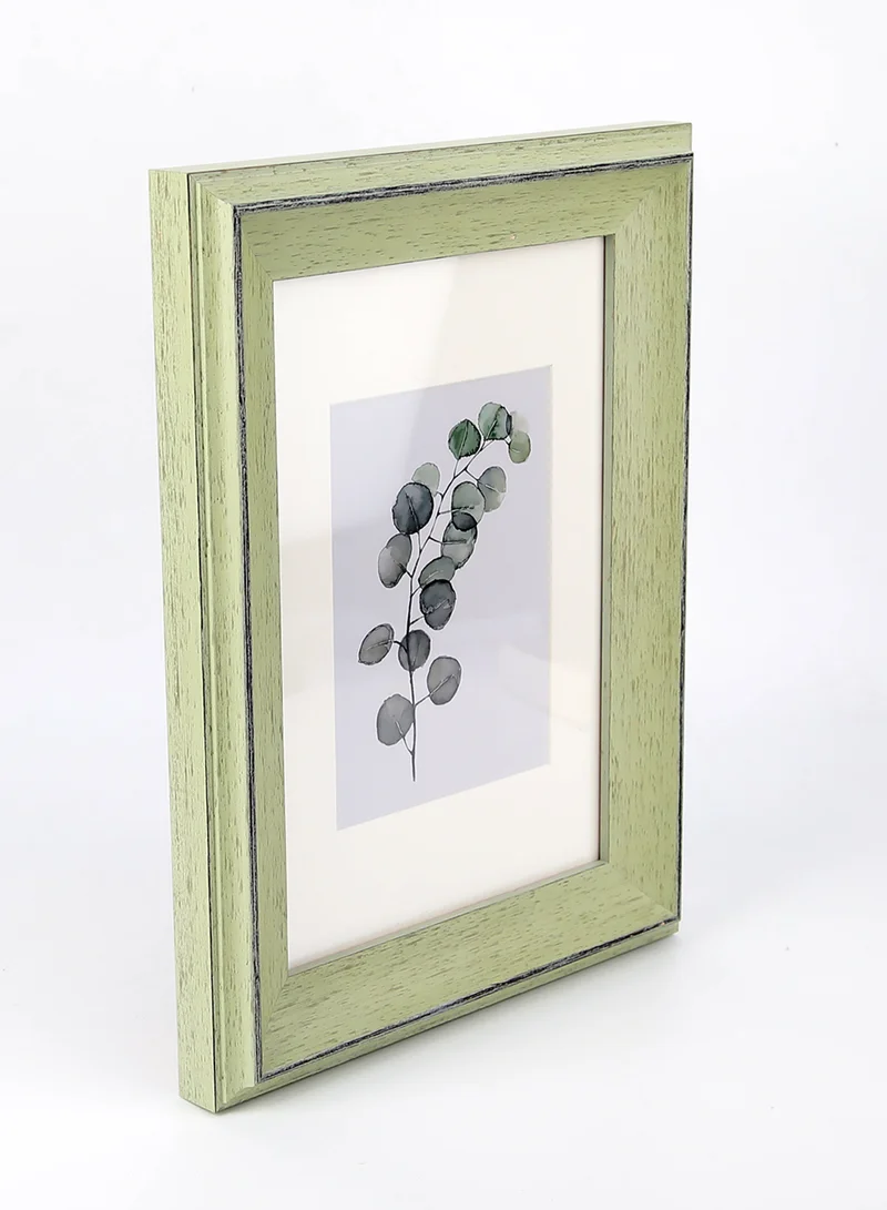 ebb & flow Wall Frames With Outer Frame Green outer frame size: L28xH37 xT3cm for photo size: 5x7inch