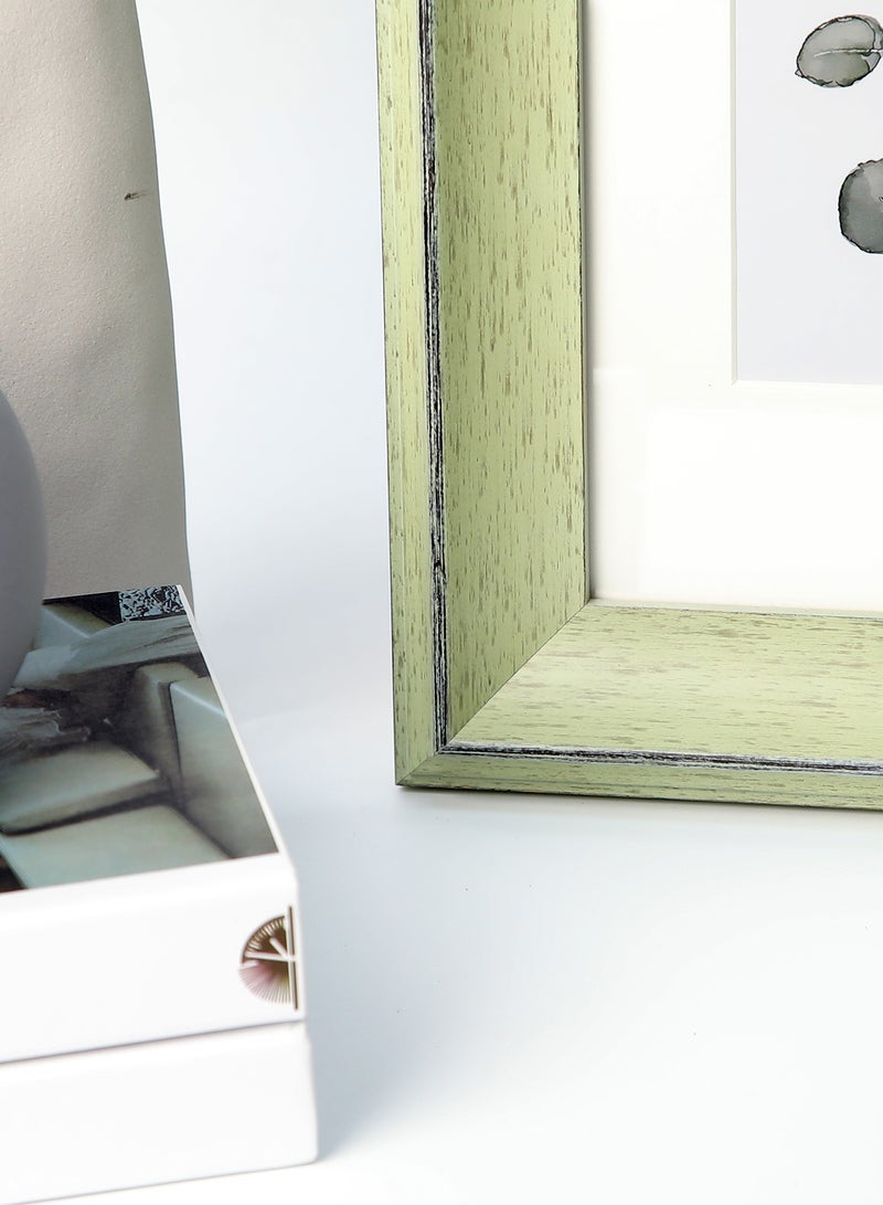 ايب اند فلو - إطارات حائط بإطار خارجي أخضر outer frame size: L28xH37 xT3cm for photo size: 5x7بوصة - Image 1