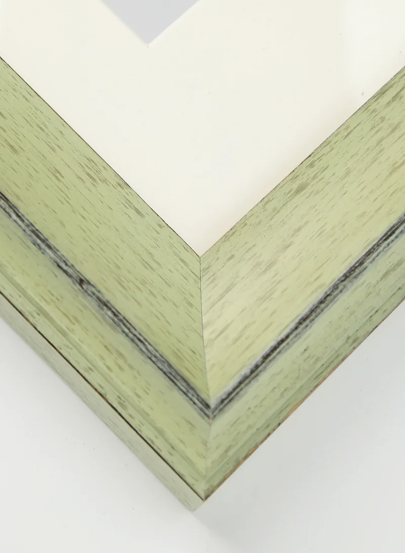 ebb & flow Wall Frames With Outer Frame Green outer frame size: L28xH37 xT3cm for photo size: 5x7inch