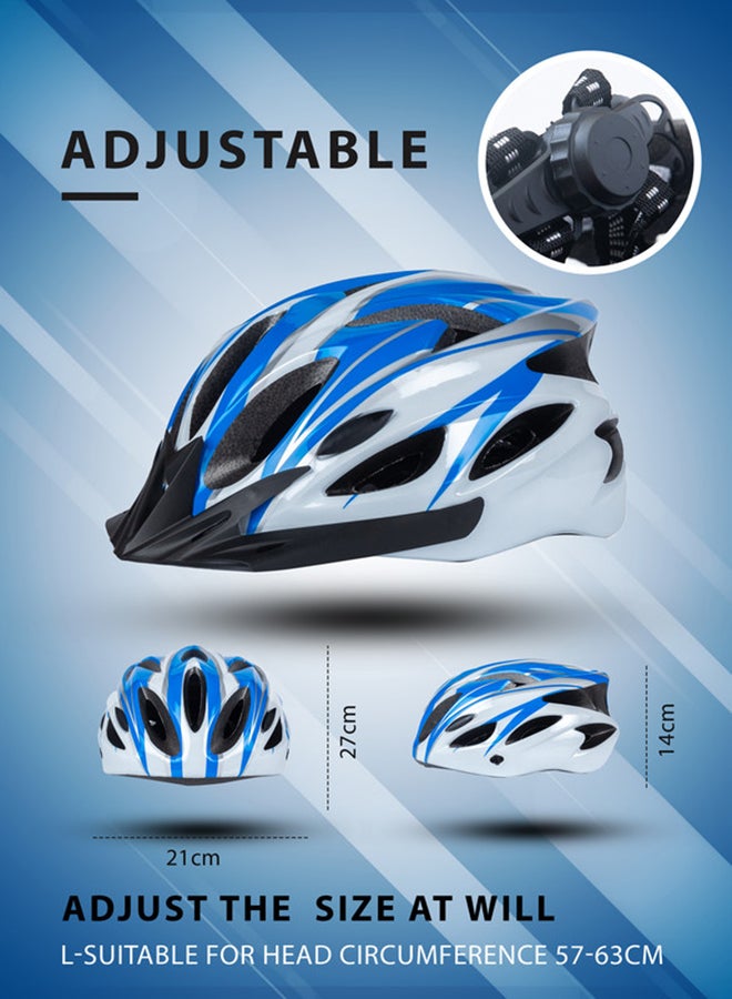 MOUNTAIN GEAR - 17 Vents Ultralight Integrally Molded Cycling Helmet 27x21x14cm - Image 1