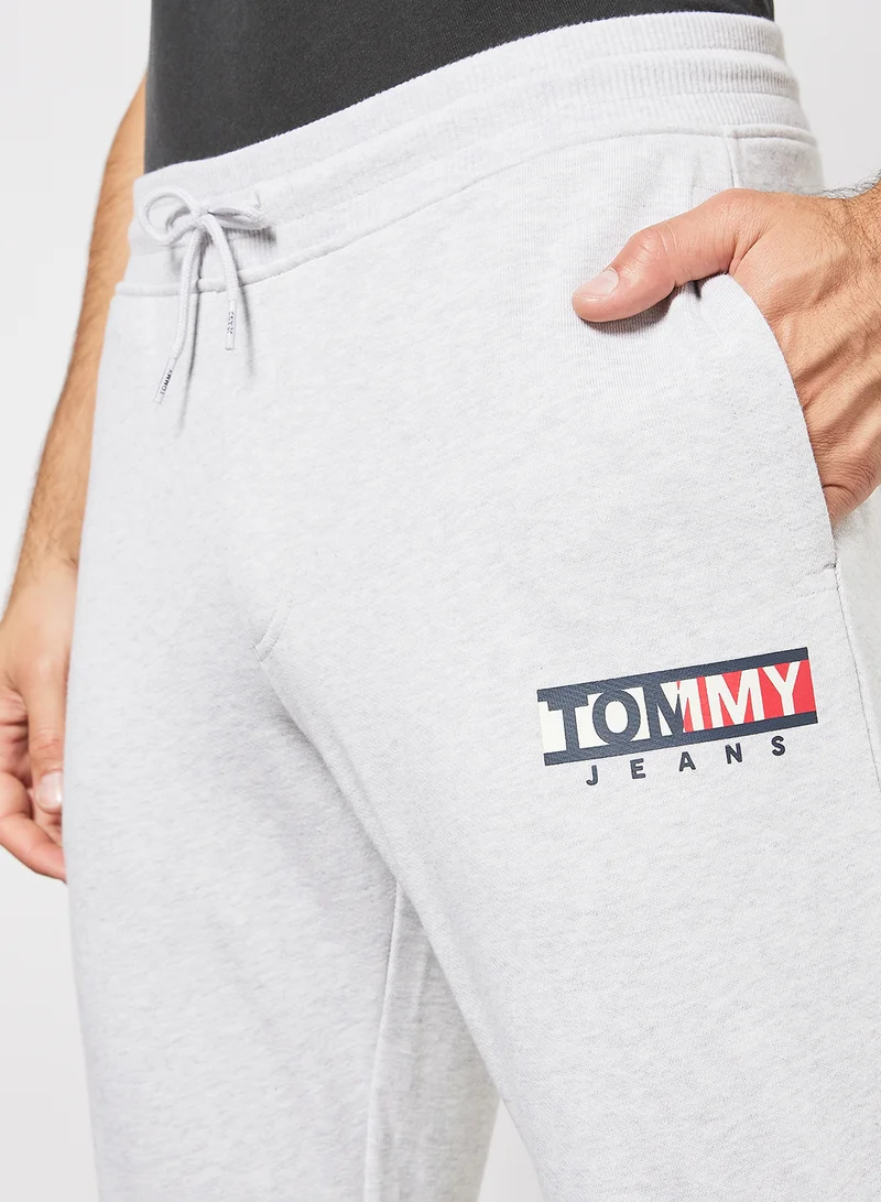 TOMMY JEANS Logo Entry Sweatpants Grey