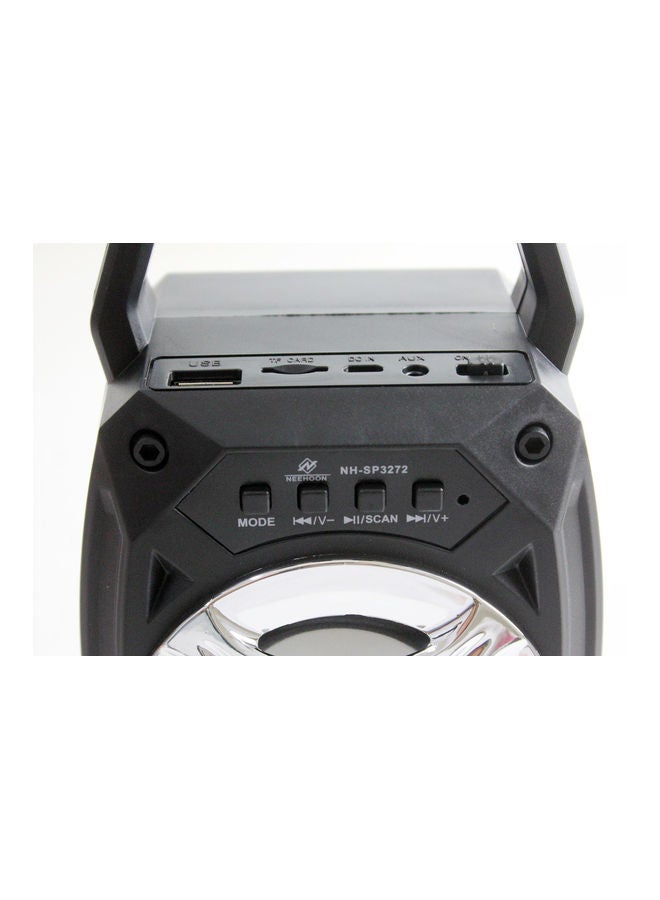 NEEHOON Portable Wireless Bluetooth Mini Speaker Black/Silver - Image 3