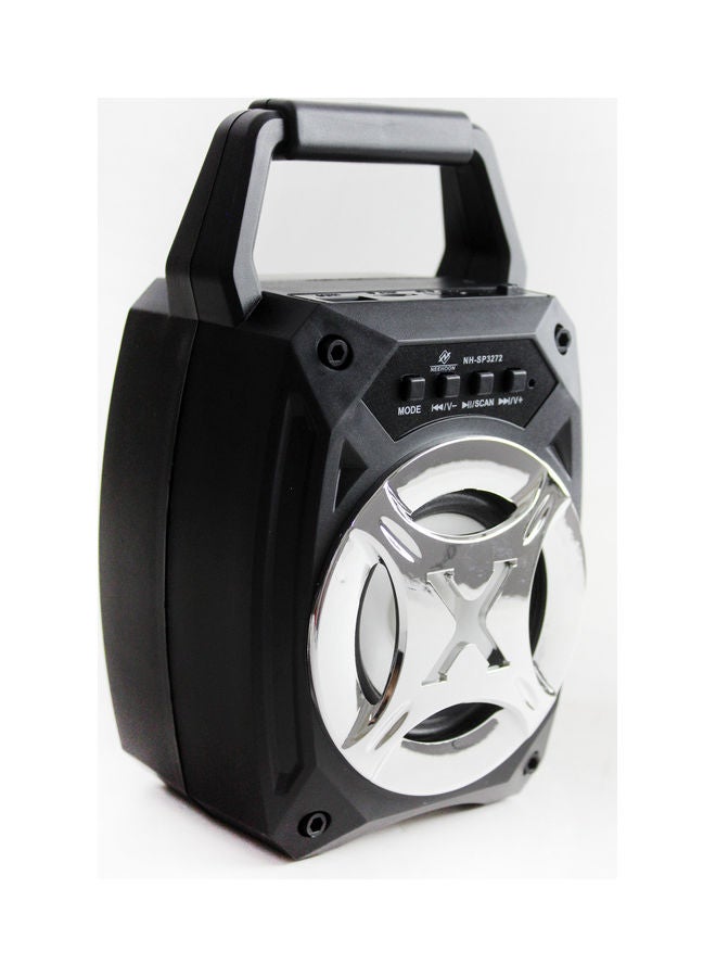 NEEHOON Portable Wireless Bluetooth Mini Speaker Black/Silver - Image 2