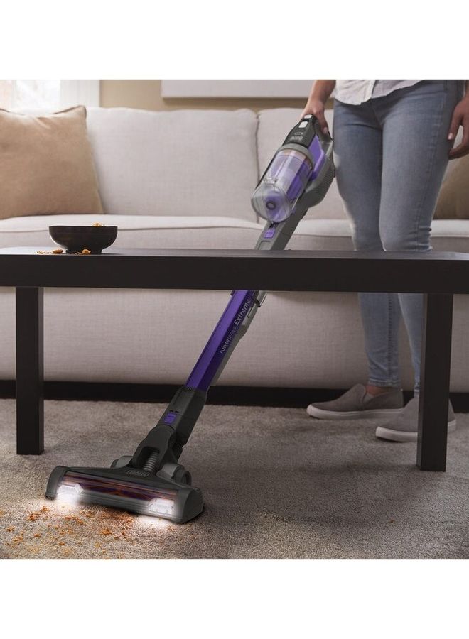 بلاك اند ديكر مكنسة كهربائية لاسلكية من سلسلة باور للحيوانات الأليفة 40 W BHFEV182CP-GB الأرجواني / الرمادي - Image 3