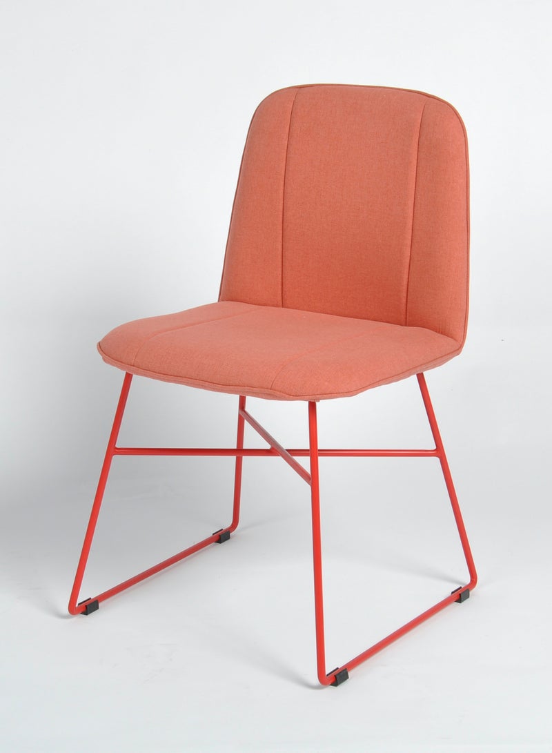 Switch Dining Chair In Red Size 47 X 51 X 82 Red 47 x 51 x 82cm  - Image 2