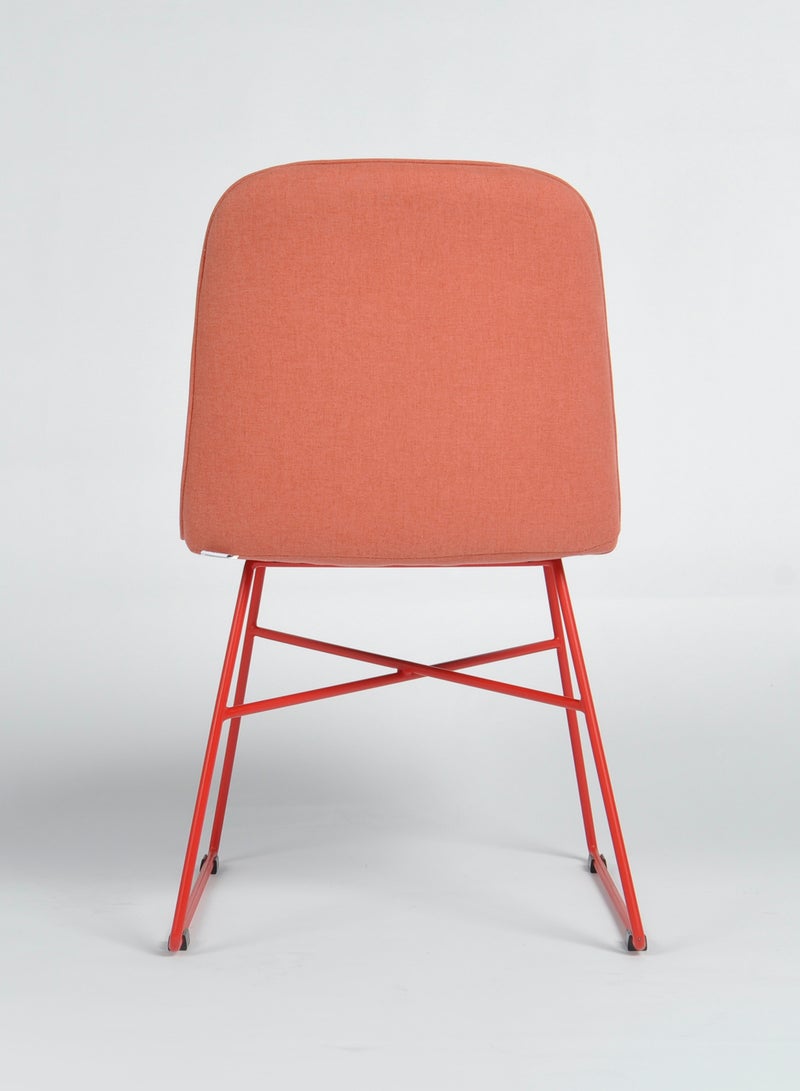 Switch Dining Chair In Red Size 47 X 51 X 82 Red 47 x 51 x 82cm  - Image 5