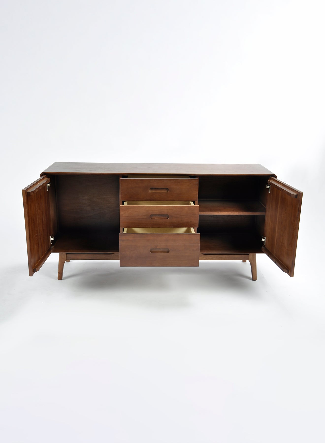 Walnut on sale buffet cabinet