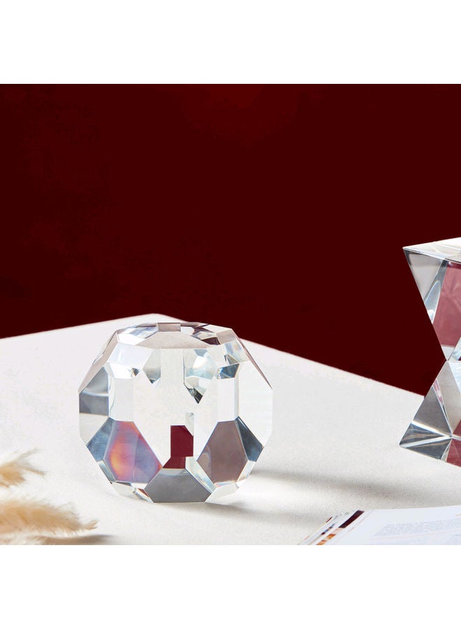 Crystal Decor Piece from Amara White 10x10x10cm - Image 1