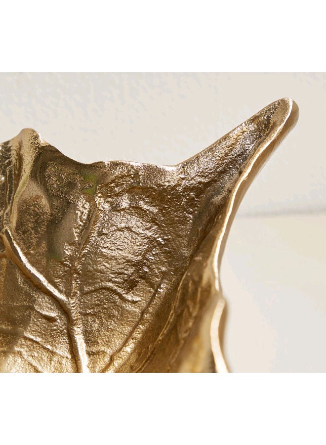 Metal Leaf For Home Decor Gold 105 X 27.5 X 44cm - Image 2