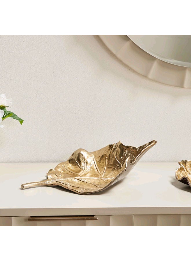 Metal Leaf For Home Decor Gold 105 X 27.5 X 44cm - Image 3