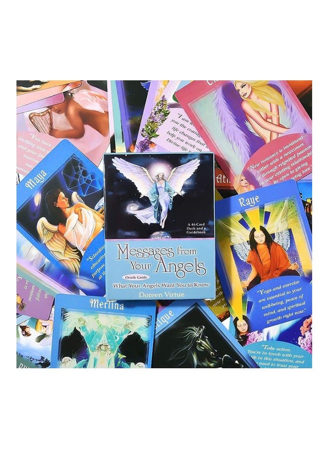 ماركة غير محددة - لعبةُ بطاقات "Messages From Your Angels" 10.5 x 7 x 2سم - Image 1