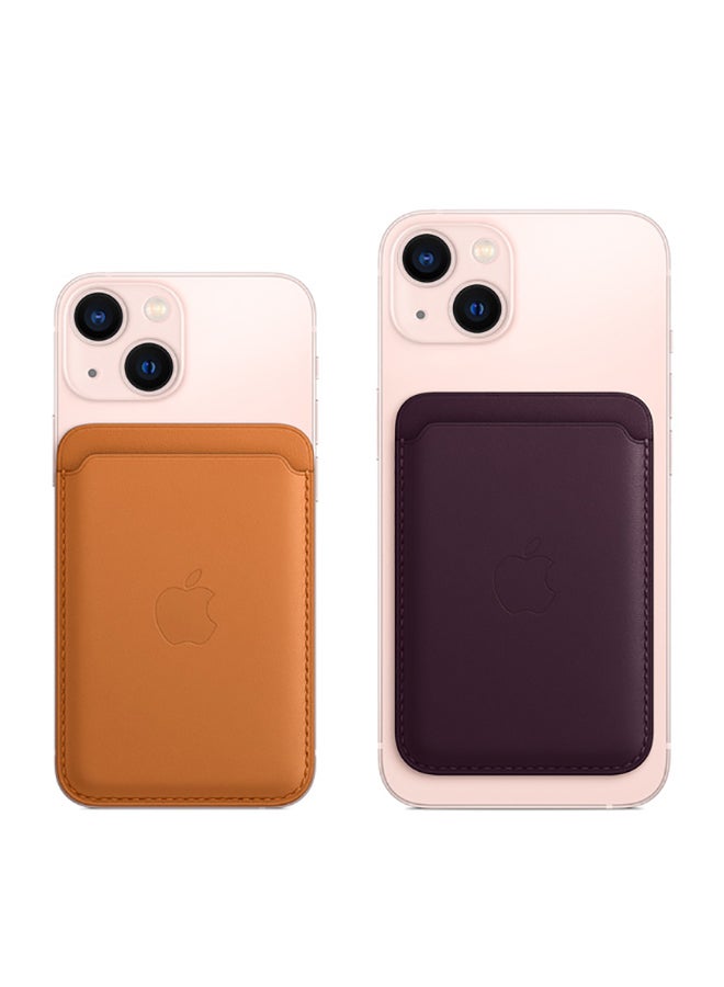 Apple iPhone Leather Wallet with MagSafe Golden Brown  - Image 3