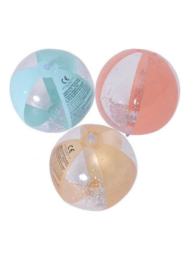 Jilong - Sunclub Glitter Beach Ball Outdoor Inflatable Water Sports 40cm - Image 1