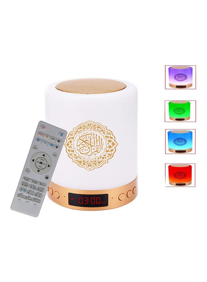 Speaker quran digital screen bluetooth with remote control and MP3 player Gold/White - v1636024030/N51713478A_4