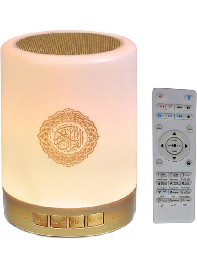 Black Tiger - Speaker bluetooth quran with remote control Gold/beige - Image 1