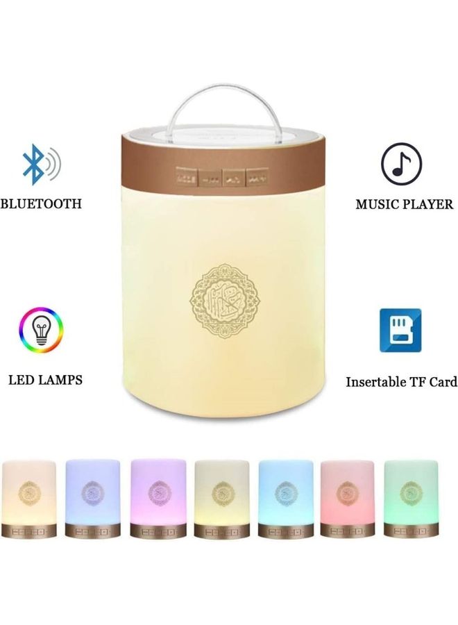 Black Tiger - Speaker bluetooth quran with remote control Gold/beige - Image 1