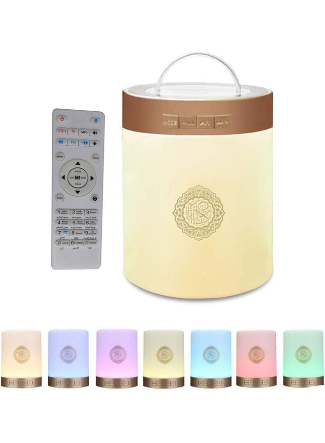 Black Tiger - Speaker bluetooth quran with remote control Gold/beige - Image 1