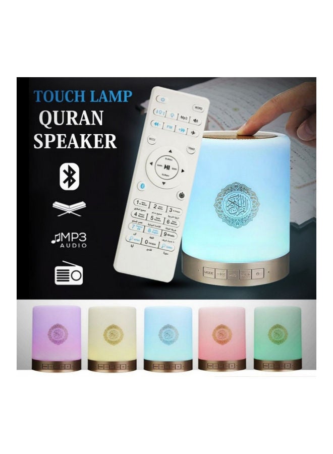 Black Tiger - Speaker bluetooth quran with remote control Gold/beige - Image 1