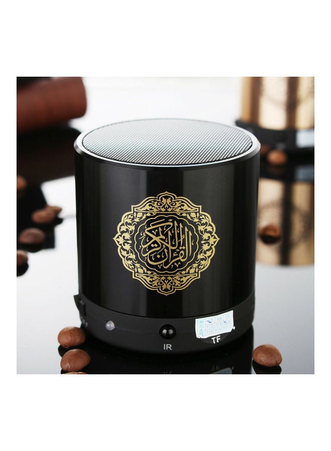 بلاك تايجر سبيكر قران مكبر صوت بالبلوتوث مع ريموت للتحكم عن بعد أسود/ذهبي  - Image 3