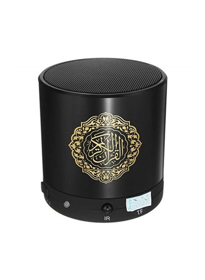 بلاك تايجر سبيكر قران مكبر صوت بالبلوتوث مع ريموت للتحكم عن بعد أسود/ذهبي  - Image 4