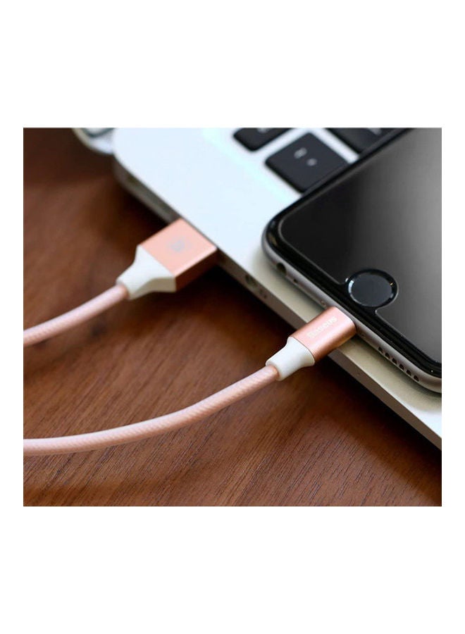 Baseus USB Lightning Cable Rose Gold/White/Silver - Image 3