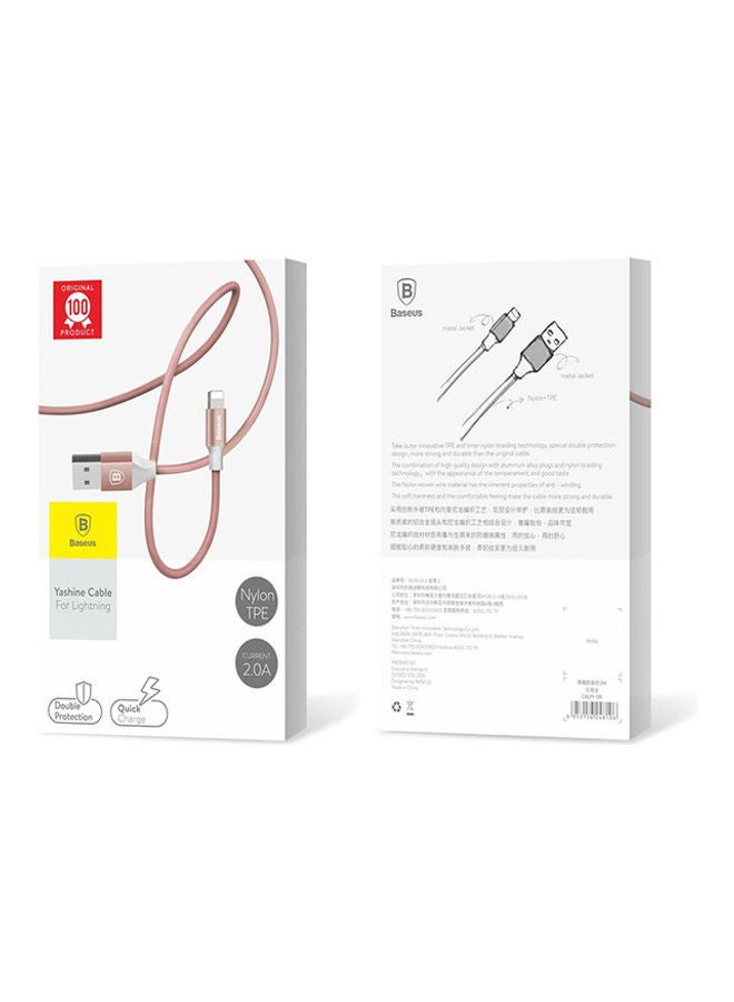 Baseus USB Lightning Cable Rose Gold/White/Silver - Image 5