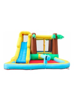 JSAITOYS Tree Bounce House Inflatable Water Slide 385x300x205cm  - Image 1