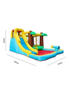 JSAITOYS Tree Bounce House Inflatable Water Slide 385x300x205cm  - Image 2