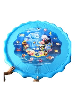 JSAITOYS Funny Splash Play Mat Inflatable Outdoor Sprinkler Pad 160x160x2.1cm  - Image 2