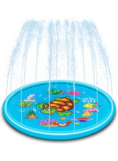 JSAITOYS Inflatable Water Turtle Spray Mat 170x170x2.1cm  - Image 1