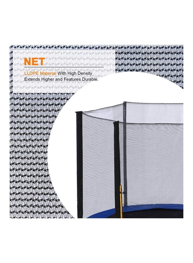 RBWTOYS Bouncy Trampoline With Enclosure Net And Poles Safety Pad Ladder Jumping Mat For Kids 16feet - Image 3