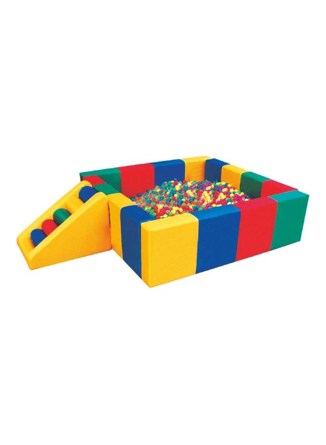 RBWTOYS Soft Play Square With Climbing Steps Ball Pool Playset For Kids