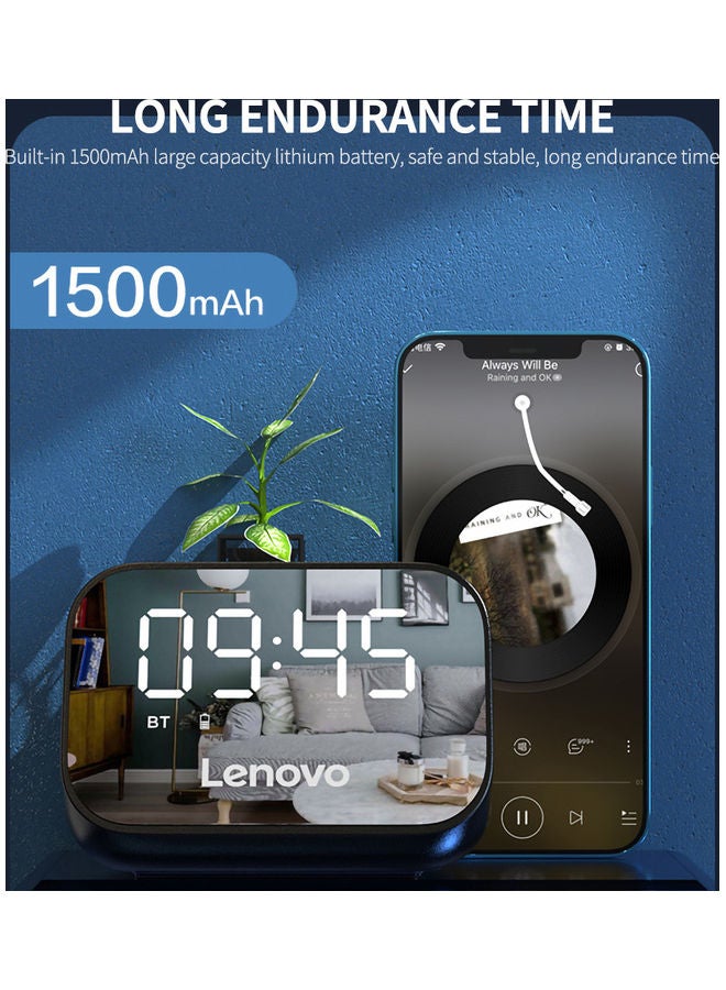 Lenovo - Portable Subwoofer Stereo Speaker TS13 Black - Image 1