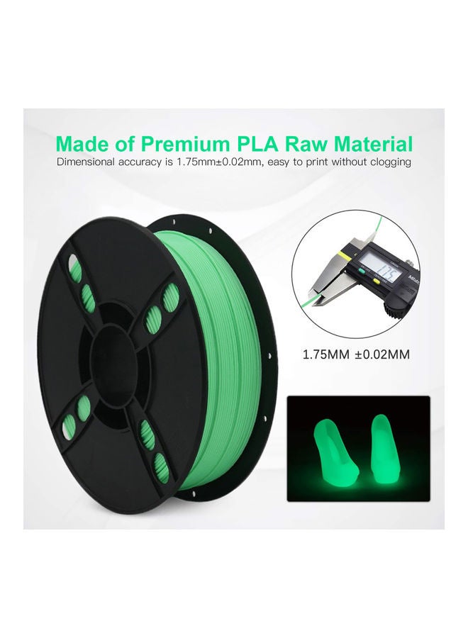 Generic - 1.75mm PLA 3D Printer Filament Green - Image 1