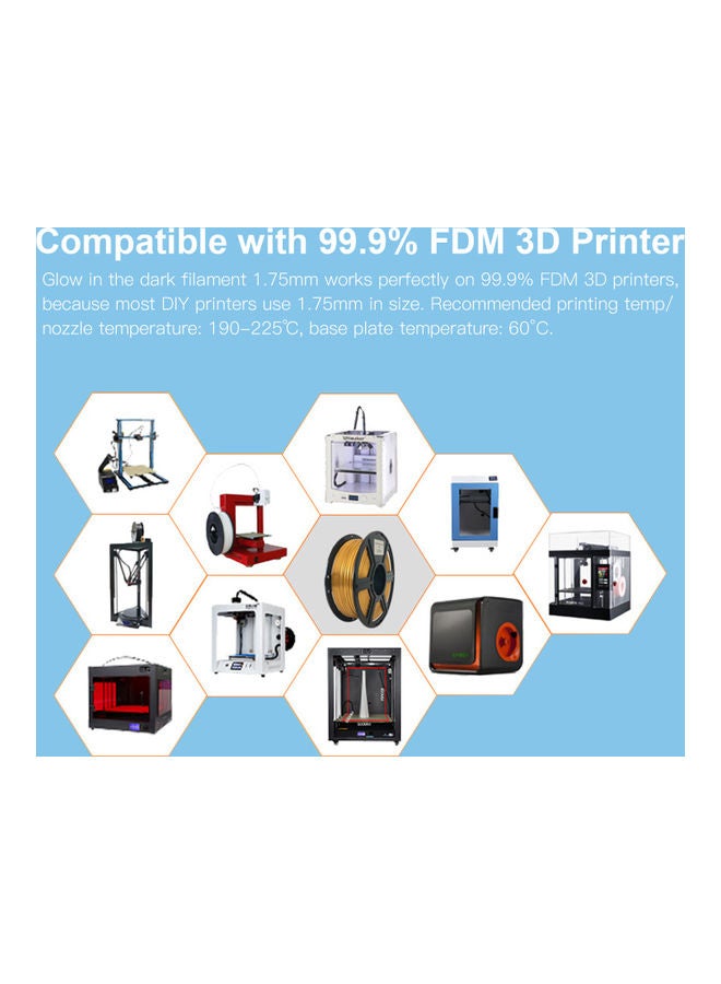 Generic - 1.75mm PLA 3D Printer Filament Green - Image 1
