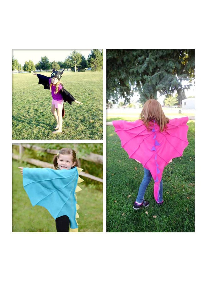 MissTiara Children's Dinosaur Cloak Hat Mask Cosplay Costume Set For 3-8 Year 120cm  - Image 4