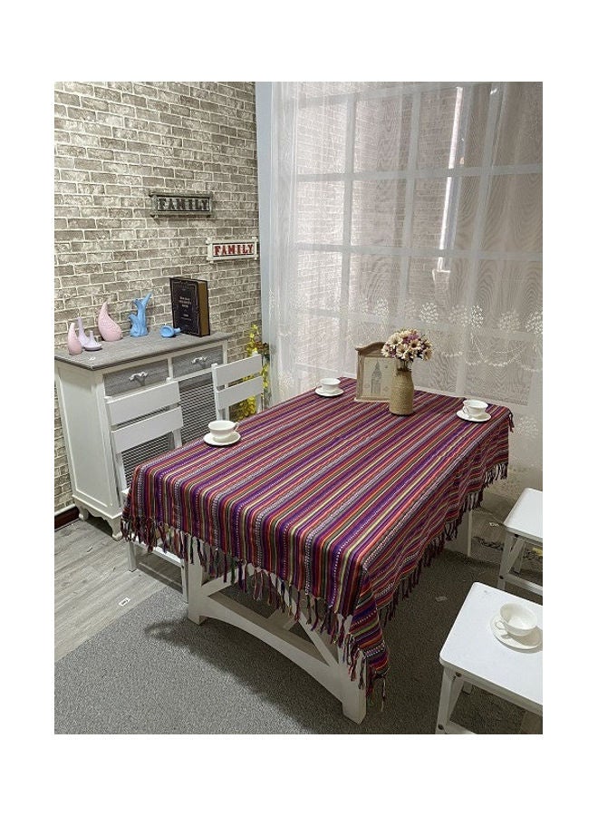 Handsomegift Cotton Table Cloth Multicolour 140x220cm - Image 1