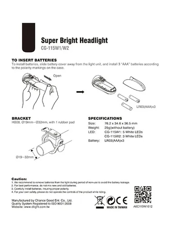 LED Headlight For Mountain Bike - v1636184167/N51672298A_6