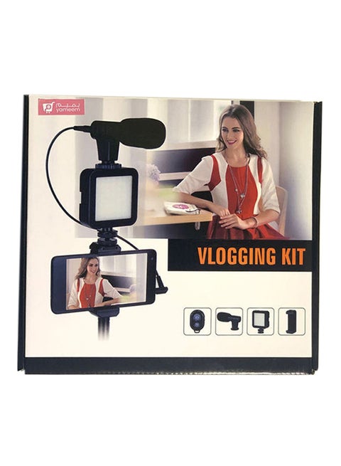 Vlogging Kit Tripod Monopod Black