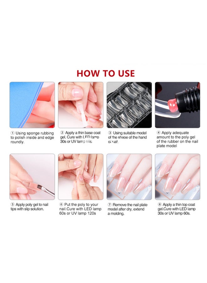 MissTiara Acrylic Fast Building Nail Gel 09 Red  - Image 3
