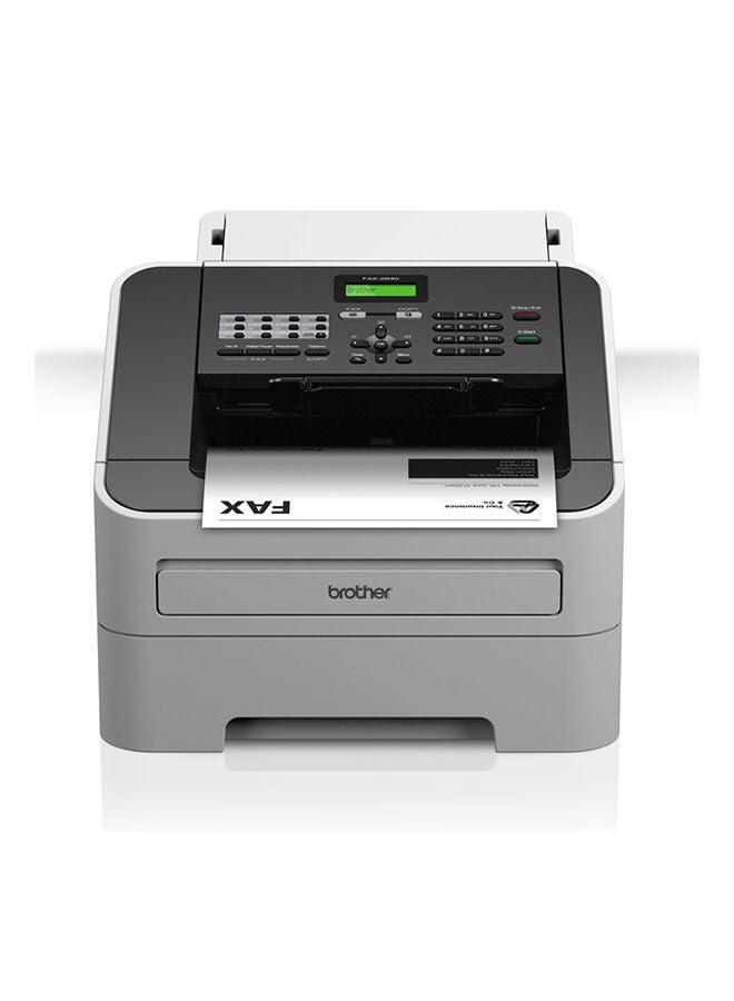 brother Monochrome Laser Fax Machine with PC connectivity FAX-2840 Multicolour  - Image 2