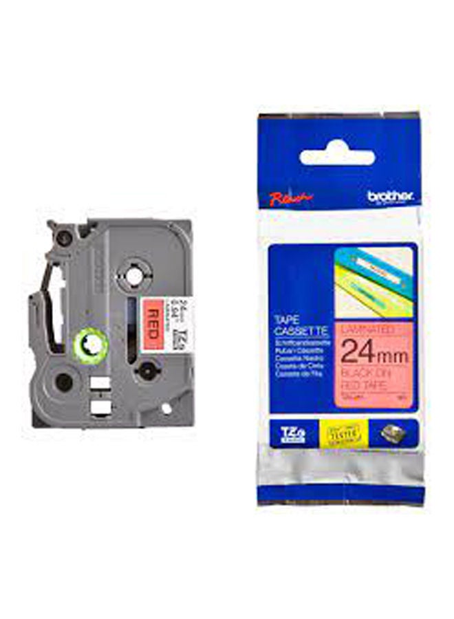 brother Label Tape - TZE-451 Black-Red